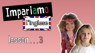 INGLESE PER BAMBINI  03  Impara linglese per bambini  learn english [upl. by Billy]