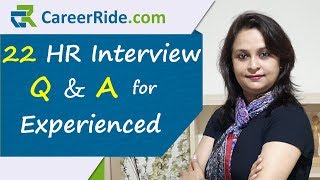 HR Interview Questions and Answers for Experienced candidates  Many new generation questions [upl. by Torto36]