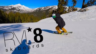 80mph Groomers  RVL8 Skiboards [upl. by Ecinom]