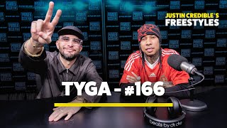 Tyga Freestyles Over Doja Cat’s “Paint The Town Red” Beat  Justin Credible’s Freestyles [upl. by Patterman]