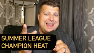 Miami Heat Win Vegas Summer League Championship [upl. by Onairpic]