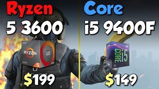 Ryzen 5 3600 vs i5 9400F Test in 10 Games [upl. by Weiser709]