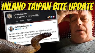 Taipan Bite Disaster Man Hospitalized and 14 Snakes Dead The Jeffrey Leibowitz Story [upl. by Nikolia]