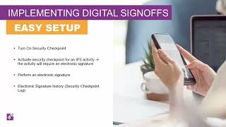 IFS Apps 10 IFS Electronic Signatures Security Checkpoints Overview and Demo [upl. by Longerich]