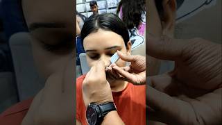 New nose piercing with gun shortnosepiercingpiercing shorts trending youtube [upl. by Zinah]