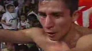 Omar Salado VS Julio Cesar Miranda RND 5 TKO May 17 2008 [upl. by Zosema]