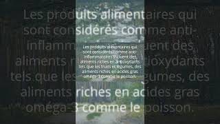 Qu’estce que l’alimentation antiinflammatoire [upl. by Ariday131]