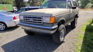 1987 Ford Bronco XLT 4x4 Available Right Now At Auto Sales Unlimited [upl. by Ruddie341]