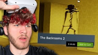 I Played Every Backrooms VR Game Oculus Quest 2 [upl. by Eilata997]