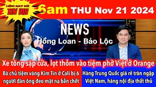 🇺🇸Nov 21 2024 Bà chủ tiệm vàng Kim Tín ở Sacramento bị 6 người đàn ông đeo mặt nạ bắn thiệt mạng [upl. by Reinaldo]