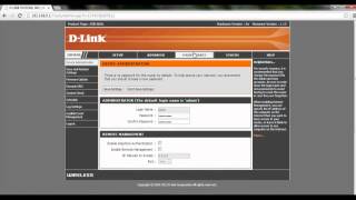 Dlink Router HowToHow to Configure Remote Management on your wireless router [upl. by Yellas]