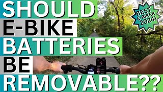 EBike Batteries Removable Vs Integrated [upl. by Nnaeirual202]