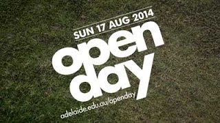 Open Day 2014 Promotional Video  The University of Adelaide [upl. by Llemar]