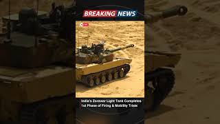 Zorawar Light Tank Completes 1st Phase of Firing amp Mobility Trials indiandefenseupdates [upl. by Itida185]