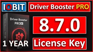 IOBIT Driver Booster PRO 870NEW 1 YEAR License Key 2021 [upl. by Aaberg]