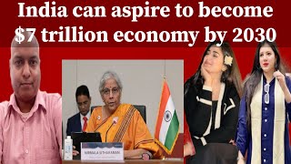 Indian economy to grow close to 7 in FY25 hit 7 trillion by 2030 India FinMin [upl. by Colly306]