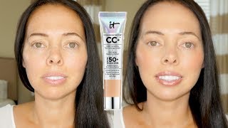 It Cosmetics CC Cream Medium  Before amp After  Review [upl. by Nnybor]