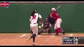 Lexi Elkins Baseball Rebellion Swing Breakdown [upl. by Apilef934]