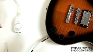 How to use iPad to record electric guitar or bass BEHRINGER UCG102 русский [upl. by Cobb]