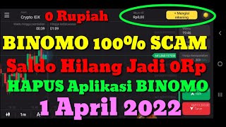 BINOMO SCAM 100 PENIPUANHAPUS BINOMO SEBELUM JADI KORBAN SELANJUTNYA [upl. by Abie]