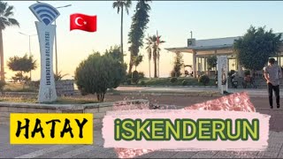 Walking Tour  sunset seaside  Hatay Iskenderun  Turkey [upl. by Iadrahs500]