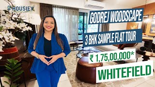 Godrej Woodscape Budigere Cross  3 BHK Sample Flat Tour  Godrej Whitefield Bangalore [upl. by Eessej]