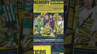 ¡MEMORY BALÓN DE ORO ADRENALYN XL 202324 con MESSI Y CRISTIANO adrenalyn adrenalynxl cromos [upl. by Secilu]