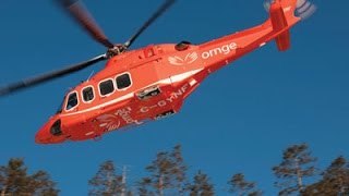 AW139 Helicopter by AgustaWestland ORNGE Air Ambulance Ottawa Ontario [upl. by Amsaj]