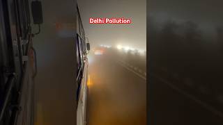 Delhi Pollution delhi winter pollution 1millionviews 1million shorts viralshorts like [upl. by Nenerb]