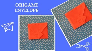 ENVELOPE ORIGAMI  ORIGAMI ENVELOPE [upl. by Oinegue]