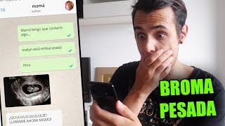 BROMA PESADA A MI MAMÁ LYNA ESTÁ EMBARAZADA [upl. by Necyla349]