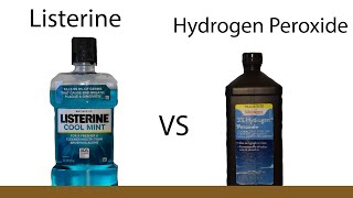 Petri Dish  Mouthwash vs Hydrogen Peroxide [upl. by Bari632]