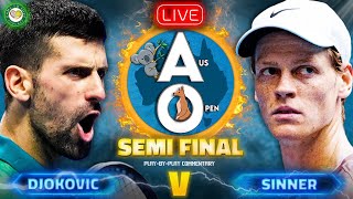 DJOKOVIC vs SINNER  Australian Open 2024 Semi Final  LIVE Tennis PlayByPlay Stream [upl. by Libbna896]