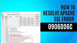 How to resolve SSL Apache Library Error 0906D06C [upl. by Hannazus985]