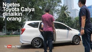 Gokil Toyota Calya di isi 7 penumpang dan dibawa nanjak [upl. by Aihsoj]