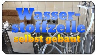 Wasserstoff Zelle selber bauen mit Knallgastest getestet HHO DryCell [upl. by Solokin]