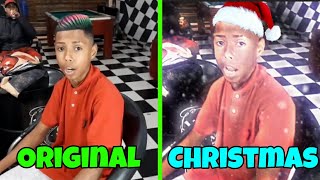 Jingle Bells  Brazilian kid Original vs Christmas [upl. by Bevis]