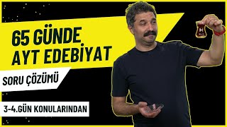 Soru Çözümü  34GÜNKONULARINDAN  Şiir Türleri Edebî Sanatlar  RÜŞTÜ HOCA [upl. by Nibas]