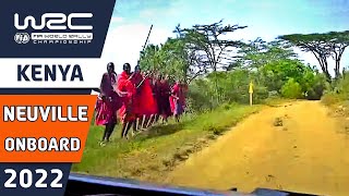 Thierry Neuville Rally Onboard  Hyundai i20 N Rally1 Rally Car  WRC Safari Rally Kenya 2022 [upl. by Saunders]