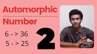 Automorphic Number  Problem Solving  Tamil  code io [upl. by Elsbeth]