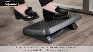 Reposapiés Ajustable Ergonómico Fellowes® [upl. by Isle]