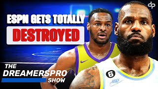 ESPN Is Getting Brutally Destroyed For It’s Horrendous Coverage Of Bronny James After 4 Point Game [upl. by Cohette880]