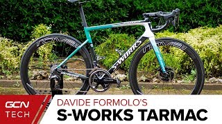 Davide Formolos Specialized SWorks Tarmac  BORAHansgrohe Pro Bike [upl. by Zasuwa409]