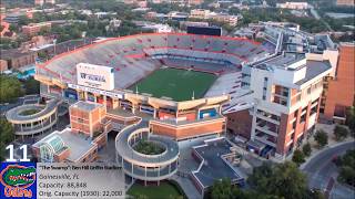 Top 25 College Football Stadiums with Fight Songs [upl. by Maxy]