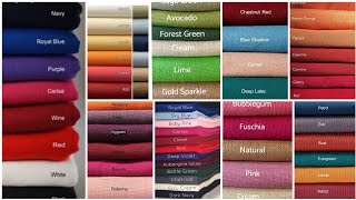 Very Impressive Cotton Fabrics Colour name details video  Cotton Colours name ideas by Kushi [upl. by Sherlocke]