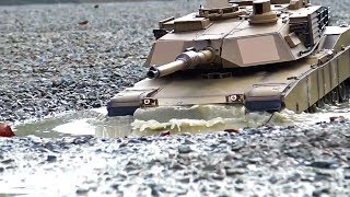 RC Tanks in Action Cool rc Panzer Abrams M1 A2 in Action  Incredible RC Toys [upl. by Scheck]