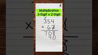 3Digit by 2Digit Multiplication  Math with Mr J Shorts [upl. by Nuris]