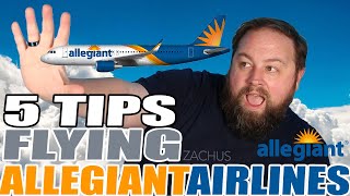 5 Tips For Flying Allegiant Airlines DO NOT MISS THIS [upl. by Adriane234]