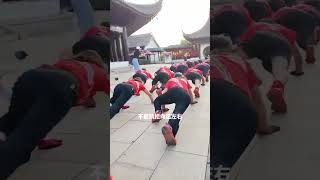 Morning exercise photos of the Eighteen Arhats of Shaolin Temple Make fitness a habit because y [upl. by Aicaca]