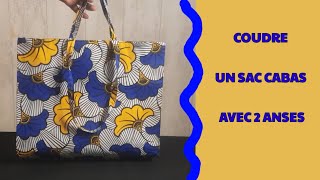 TUTO SAC CABAS DOUBLE ANSES [upl. by Haleemaj]